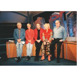 Autogramm Comedy | 7 TAGE - 7 KÖPFE | 1990er Foto (Gruppenbild Color XM) + AG Köster