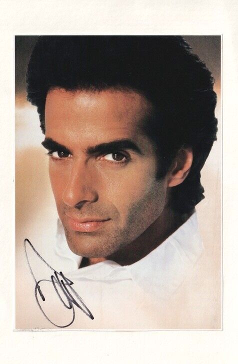 Autogramm Magie | David COPPERFIELD | 1990er (Portrait Color XM)