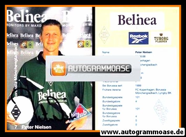 Autogramm Fussball | Borussia M&ouml;nchengladbach | 1999 | Peter NIELSEN
