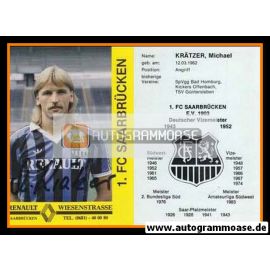Autogramm Fussball | 1. FC Saarbrücken | 1989 Renault | Michael KRÄTZER