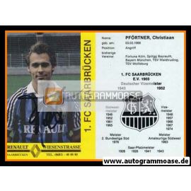 Autogramm Fussball | 1. FC Saarbrücken | 1989 Renault | Christiaan PFÖRTNER