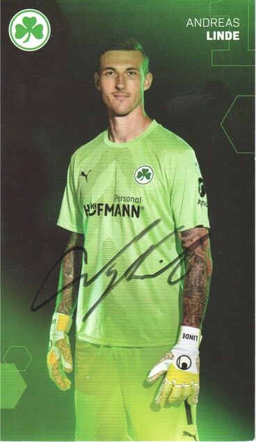 Autogramm Fussball | SpVgg Greuther Fürth | 2022 | Andreas LINDE