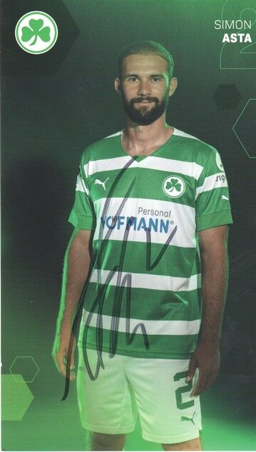 Autogramm Fussball | SpVgg Greuther Fürth | 2022 | Simon ASTA