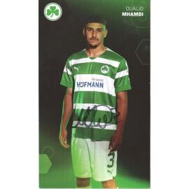 Autogramm Fussball | SpVgg Greuther Fürth | 2022 | Oualid MHAMDI