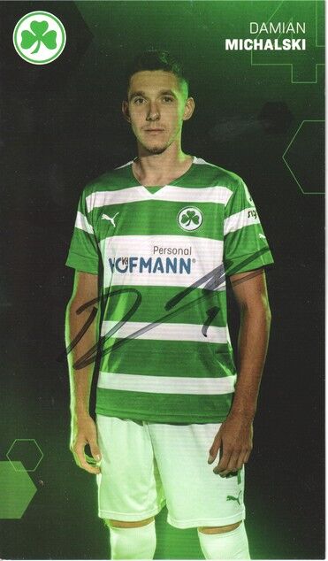 Autogramm Fussball | SpVgg Greuther Fürth | 2022 | Damian MICHALSKI