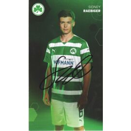 Autogramm Fussball | SpVgg Greuther Fürth | 2022 | Sidney RAEBIGER