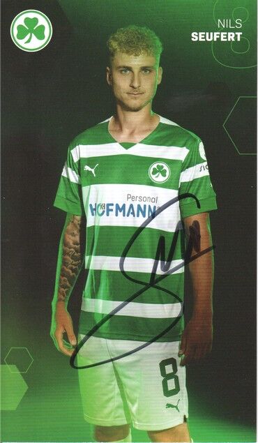 Autogramm Fussball | SpVgg Greuther Fürth | 2022 | Nils SEUFERT