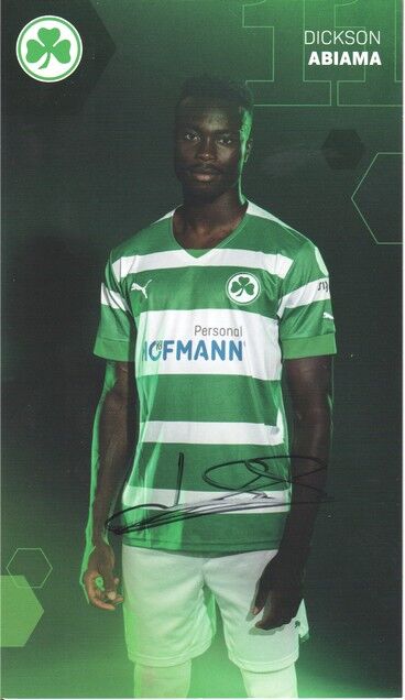 Autogramm Fussball | SpVgg Greuther Fürth | 2022 | Dickson ABIAMA