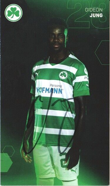 Autogramm Fussball | SpVgg Greuther Fürth | 2022 | Gideon JUNG