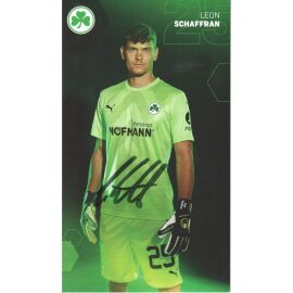 Autogramm Fussball | SpVgg Greuther Fürth | 2022 | Leon SCHAFFRAN