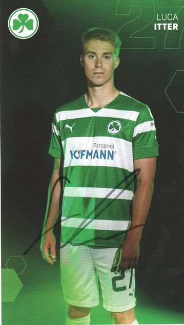 Autogramm Fussball | SpVgg Greuther Fürth | 2022 | Luca ITTER