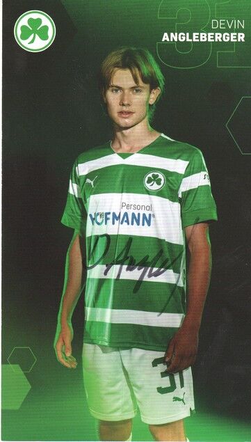 Autogramm Fussball | SpVgg Greuther Fürth | 2022 | Devin ANGLEBERGER