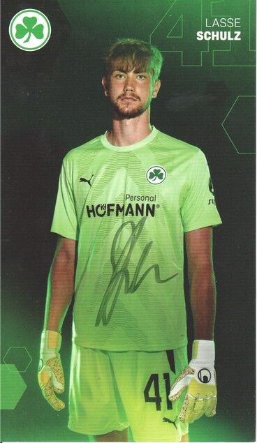Autogramm Fussball | SpVgg Greuther Fürth | 2022 | Lasse SCHULZ