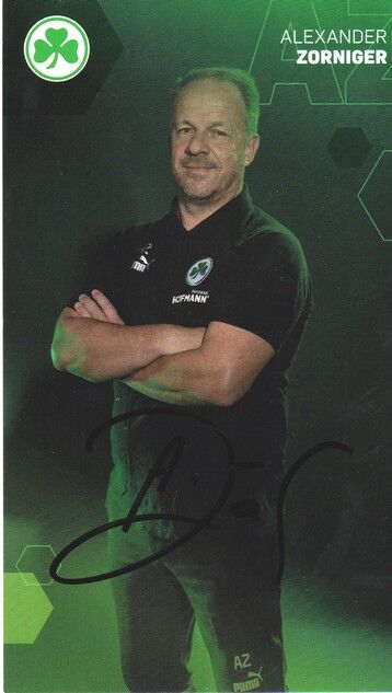 Autogramm Fussball | SpVgg Greuther Fürth | 2022 | Alexander ZORNIGER