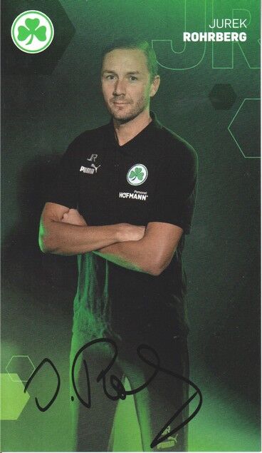 Autogramm Fussball | SpVgg Greuther Fürth | 2022 | Jurek ROHRBERG