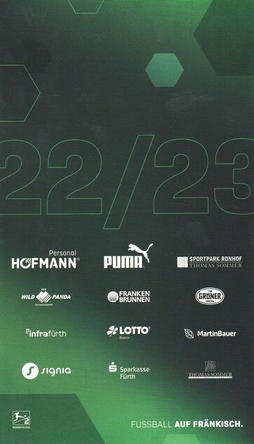 Autogramm Fussball | SpVgg Greuther Fürth | 2022 | Jurek ROHRBERG