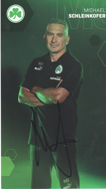 Autogramm Fussball | SpVgg Greuther Fürth | 2022 | Michael SCHLEINKOFER