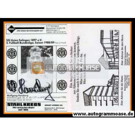 Autogramm Fussball | Union Solingen | 1988 | Wolfgang HOMBERG