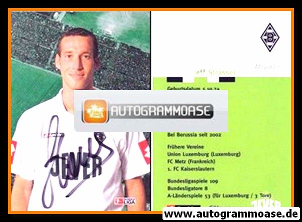 Autogramm Fussball | Borussia Mönchengladbach | 2003 | Jeff STRASSER