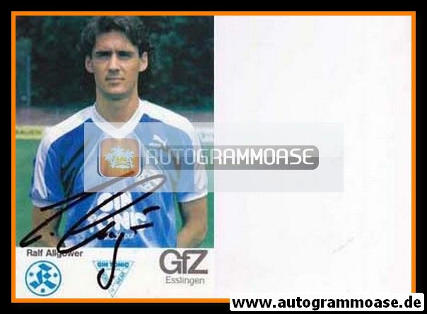 Autogramm Fussball | Stuttgarter Kickers | 1987 | Ralf ALLGÖWER