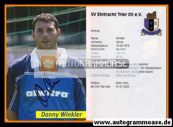 Autogramm Fussball | SV Eintracht Trier 05 | 2001 | Danny WINKLER
