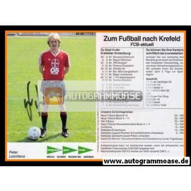 Autogramm Fussball | KFC Uerdingen 05 | 1984 | Peter LOONTIENS