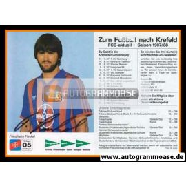 Autogramm Fussball | KFC Uerdingen 05 | 1987 | Friedhelm FUNKEL