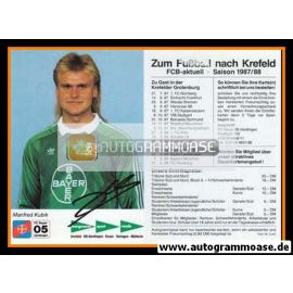 Autogramm Fussball | KFC Uerdingen 05 | 1987 | Manfred KUBIK