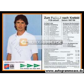 Autogramm Fussball | KFC Uerdingen 05 | 1987 | Horst WOHLERS