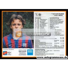 Autogramm Fussball | KFC Uerdingen 05 | 1988 | Christian DONDERA