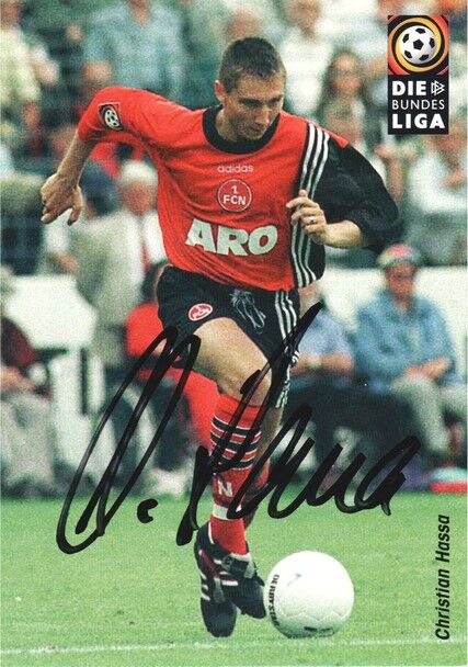 Autogramm Fussball | 1. FC Nürnberg | 1997 | Christian HASSA
