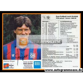Autogramm Fussball | KFC Uerdingen 05 | 1988 | Dietmar KLINGER