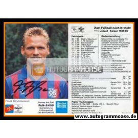 Autogramm Fussball | KFC Uerdingen 05 | 1988 | Frank THOMMESSEN