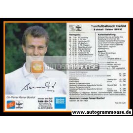 Autogramm Fussball | KFC Uerdingen 05 | 1989 | Rainer BONHOF 
