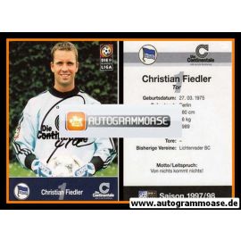 Autogramm Fussball | Hertha BSC Berlin | 1997 | Christian FIEDLER