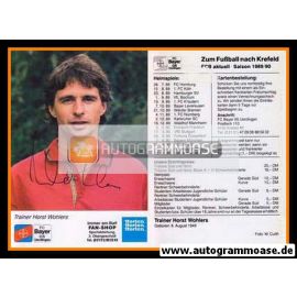 Autogramm Fussball | KFC Uerdingen 05 | 1989 | Horst WOHLERS