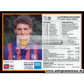 Autogramm Fussball | KFC Uerdingen 05 | 1989 | Stephan WOLFF