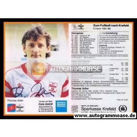 Autogramm Fussball | KFC Uerdingen 05 | 1991 | Thomas ADLER