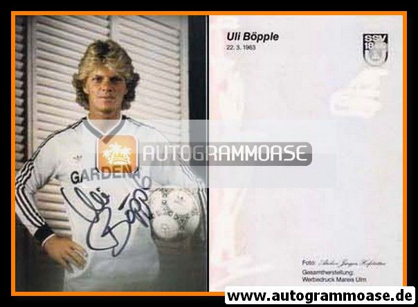Autogramm Fussball | SSV Ulm 1846 | 1996 | Uli BÖPPLE