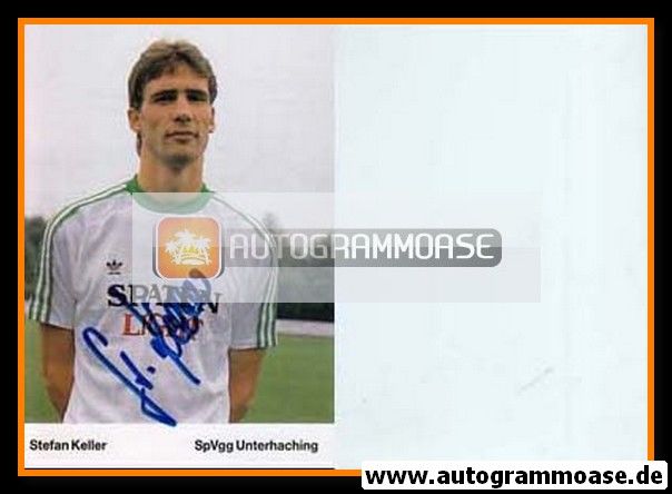 Autogramm Fussball | SpVgg Unterhaching | 1989 | Stefan KELLER