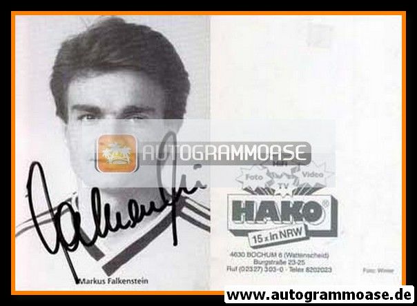 Autogramm Fussball | SG Wattenscheid 09 | 1987 | Markus FALKENSTEIN