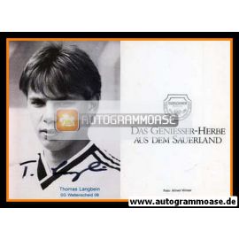 Autogramm Fussball | SG Wattenscheid 09 | 1988 | Thomas LANGBEIN