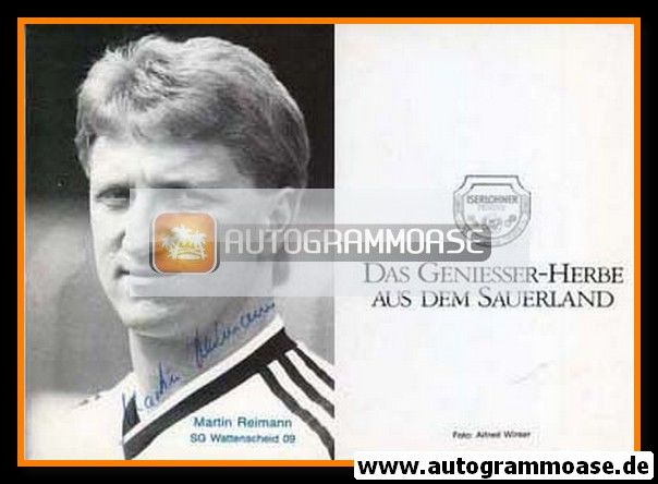 Autogramm Fussball | SG Wattenscheid 09 | 1988 | Martin REIMANN