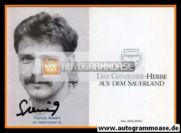 Autogramm Fussball | SG Wattenscheid 09 | 1988 | Thomas SIEWERT