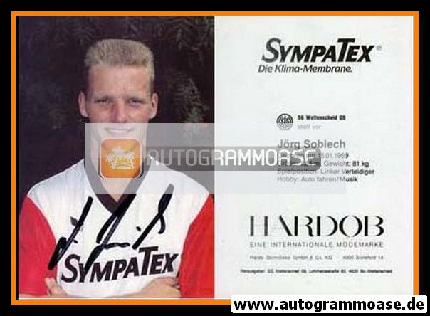 Autogramm Fussball | SG Wattenscheid 09 | 1991 | Jörg SOBIECH