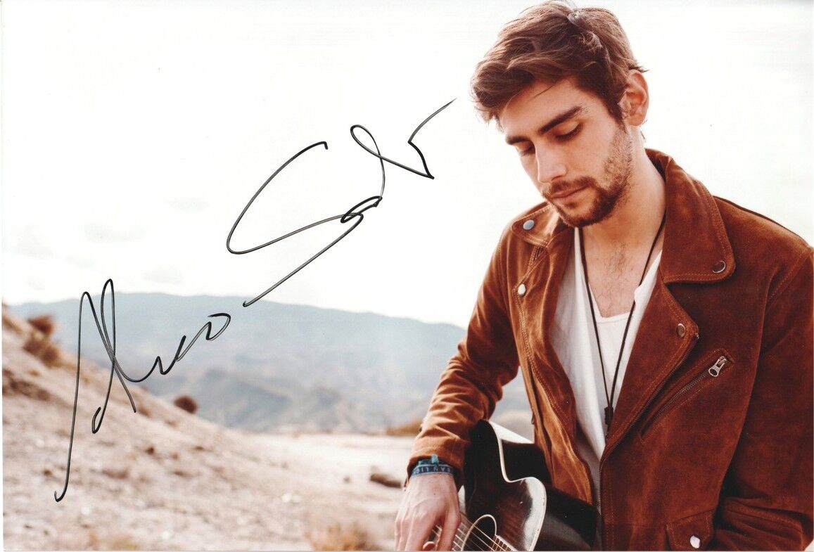 Autogramm Pop (ESP) | Alvaro SOLER | 2015 Foto (Portrait Color XL) "Eterno Agosto"