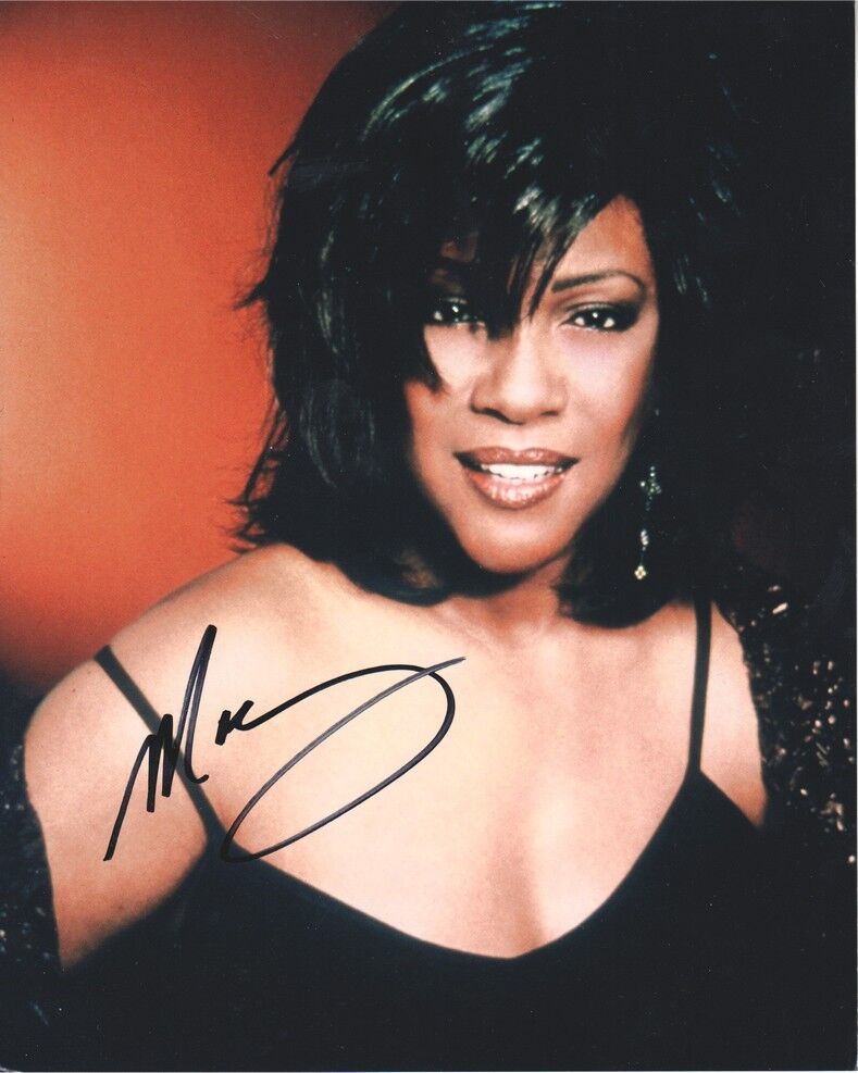 Autogramm Pop (USA) | Mary WILSON | 1990er Foto (Portrait Color XL)