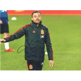 Autogramm Fussball | Spanien | 2020er Foto | Luis ENRIQUE (Training Color XL)