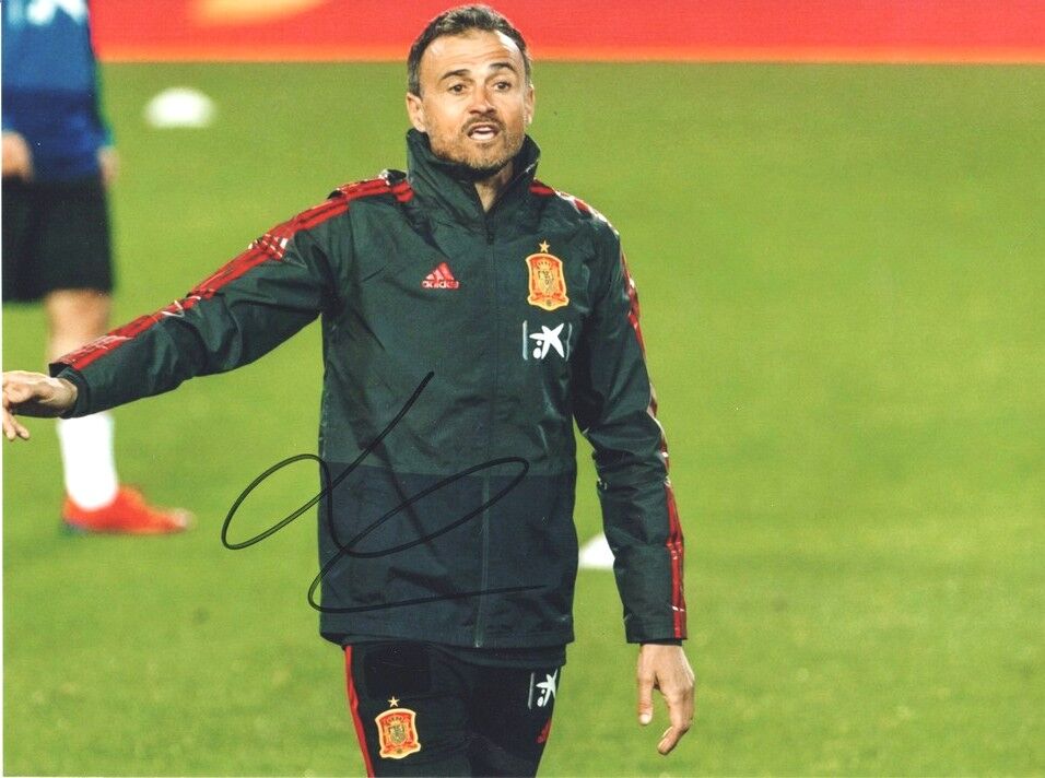 Autogramm Fussball | Spanien | 2020er Foto | Luis ENRIQUE (Training Color XL)