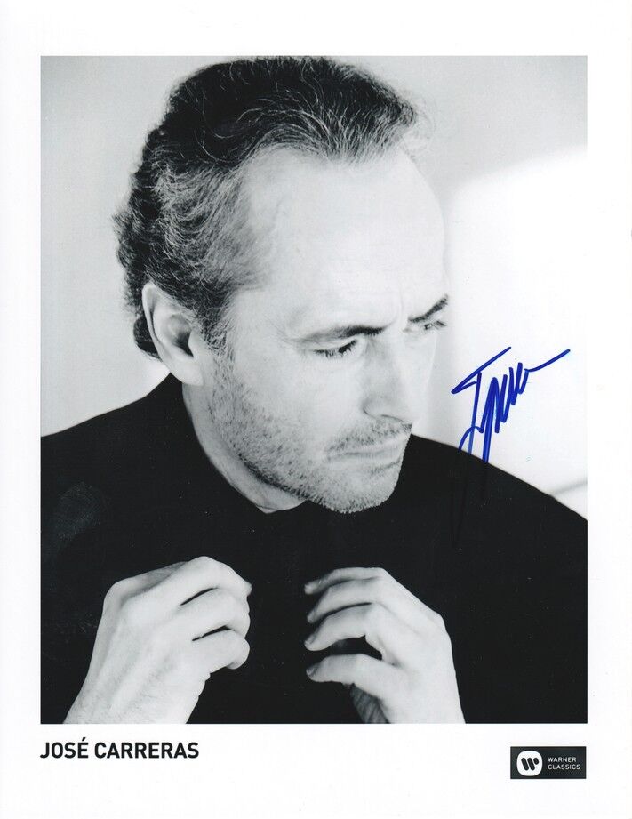 Autogramm Klassik (ESP) | Jose CARRERAS | 1990er Foto (Portrait SW XL) Warner
